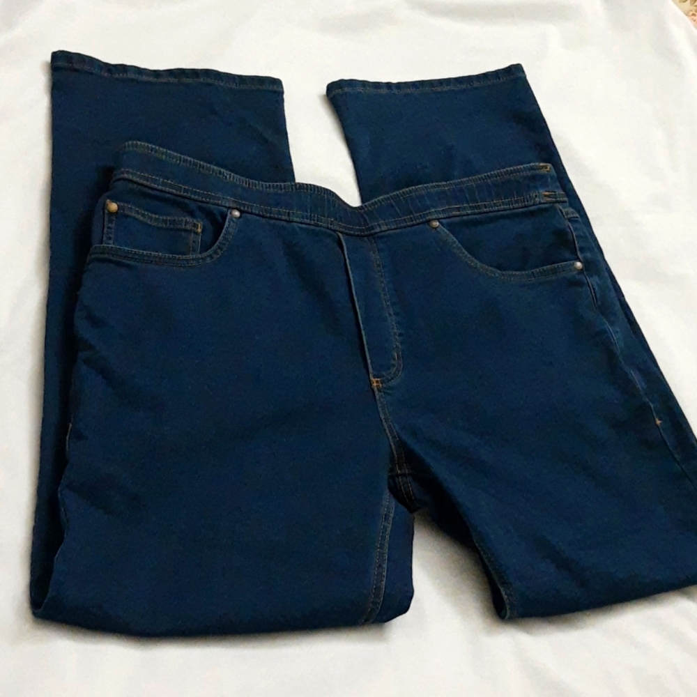 Pajama Jeans Jeggings Denim Bluestone Wash Men’s M EUC Waist 32-34" Inseam 32" - Picture 6 of 16